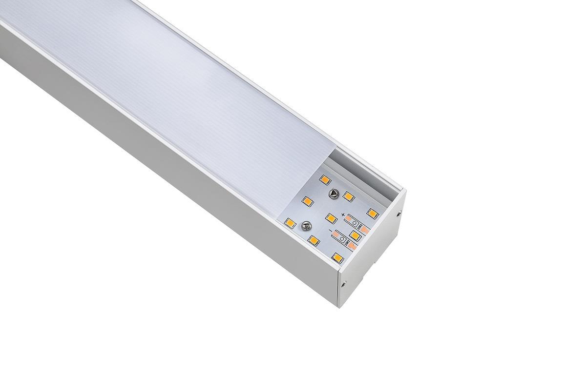 LS5070-PZ 23IN-94IN LANTIS Pendant Linear Lighting 120degree Black White Fixture Offices Schools Bars