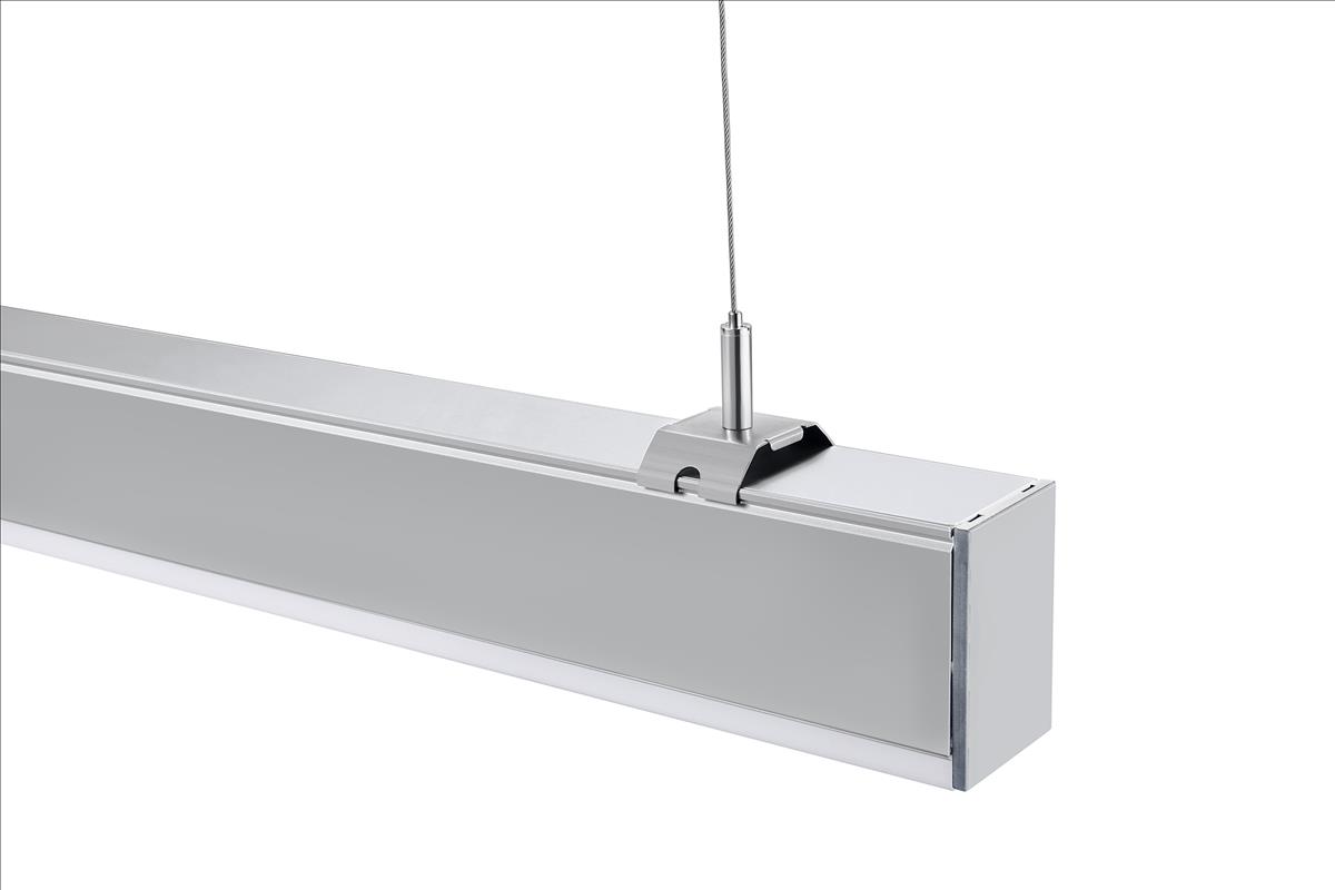 LS5075-PZ 120degree LANTIS Pendant Linear Lighting DALI Dimming Black White Fixture Offices Schools Bars