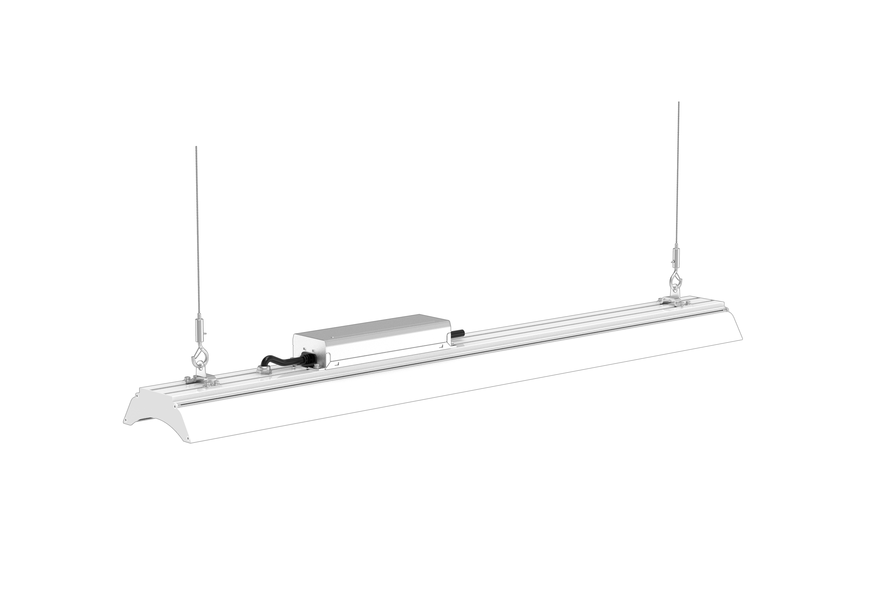 LANTIS High Bay LINEAR Lights 150W 21,000 Lumens 50,000 Hour Life Commercial Linear Hanging Bay Lights for Warehouse Workshop Supermarket