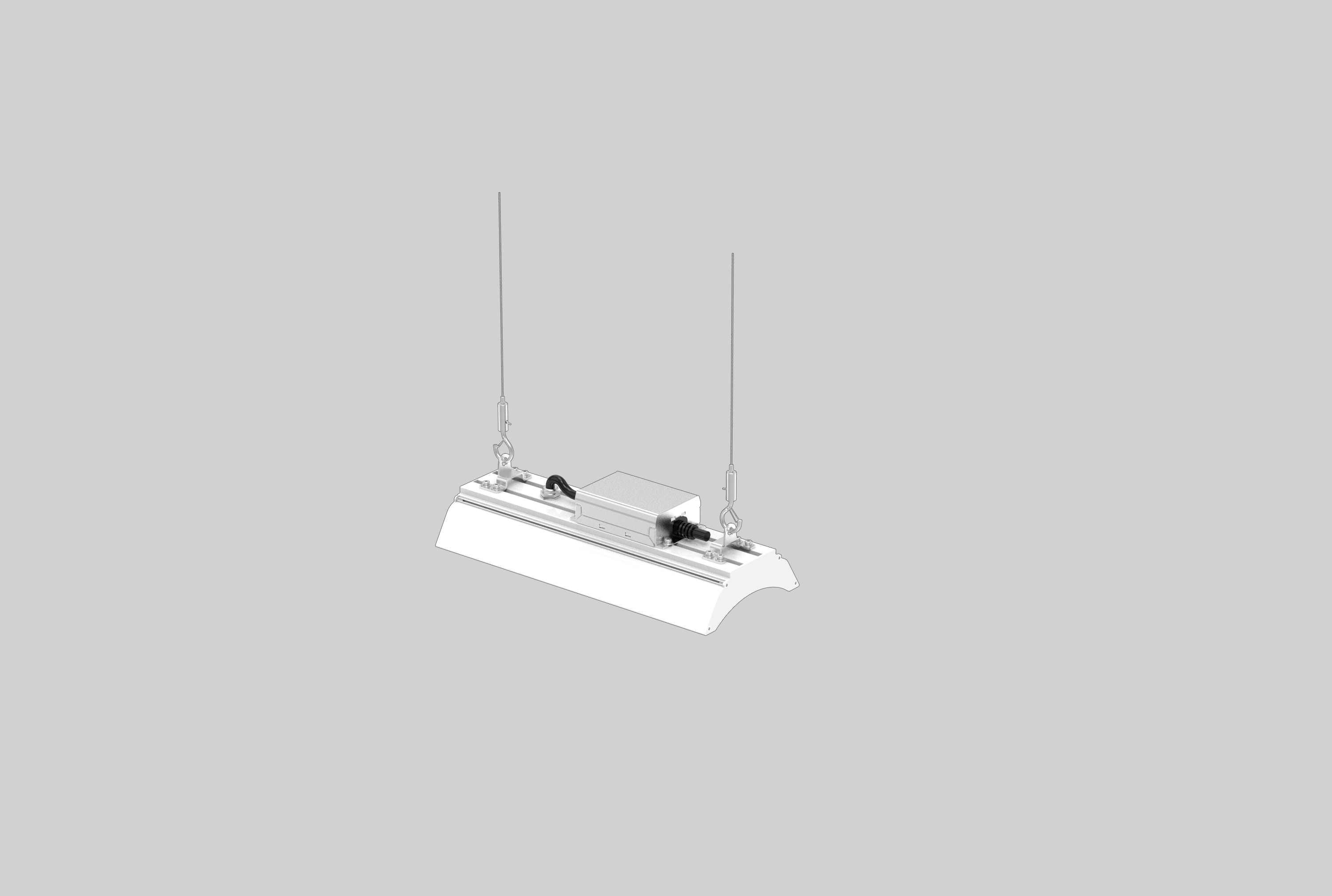 LED Linear High Bay Lights Industrial Grade 50W 7000LM AC85-277V IP66 TUV/CE/ROHS Listed 50,000 Hour Life