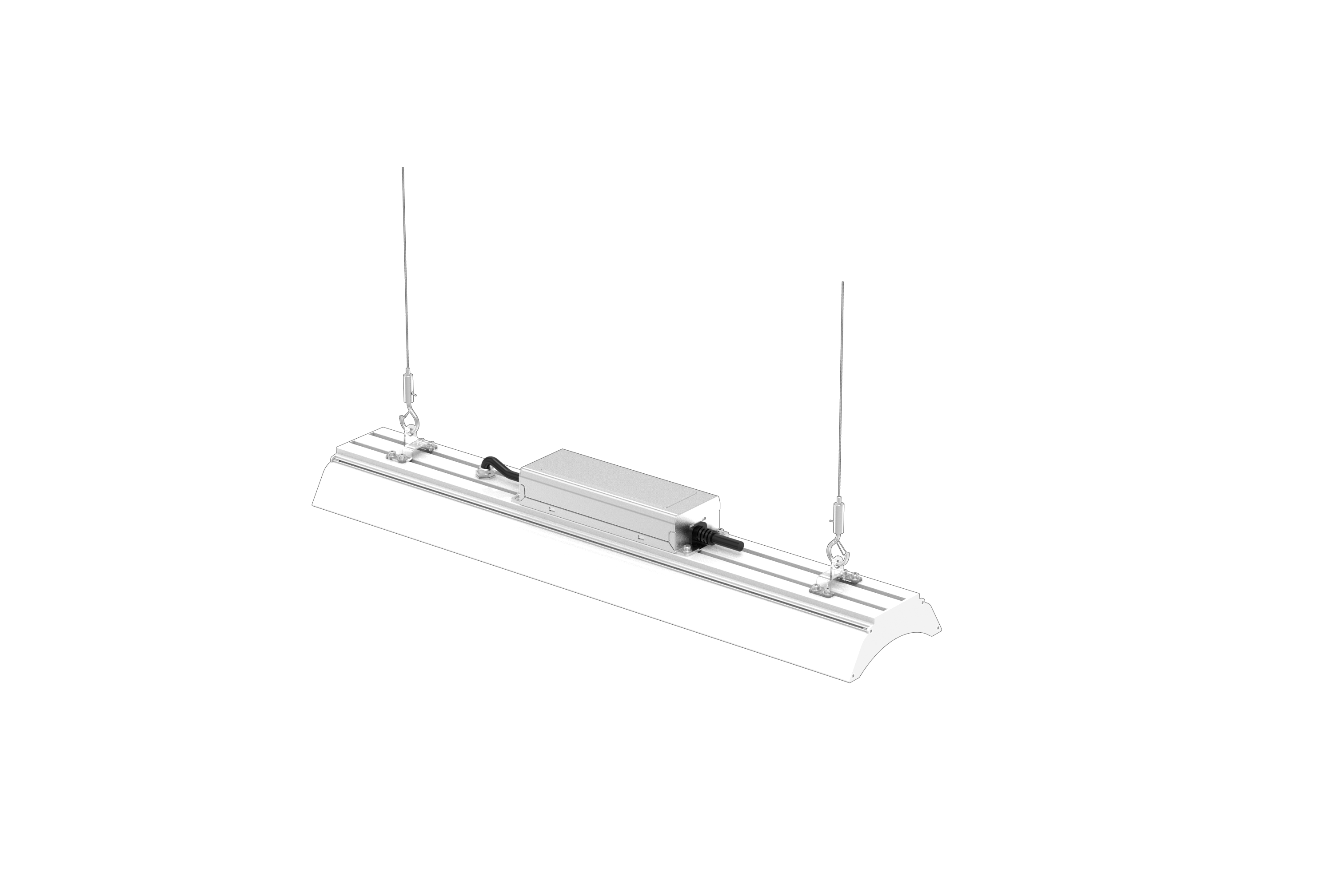 LED INDUSTRIAL LINEAR LIGHTING FIXTURE Aluminum HOUSING for Car Wash,Garage,Warehouse,ETL